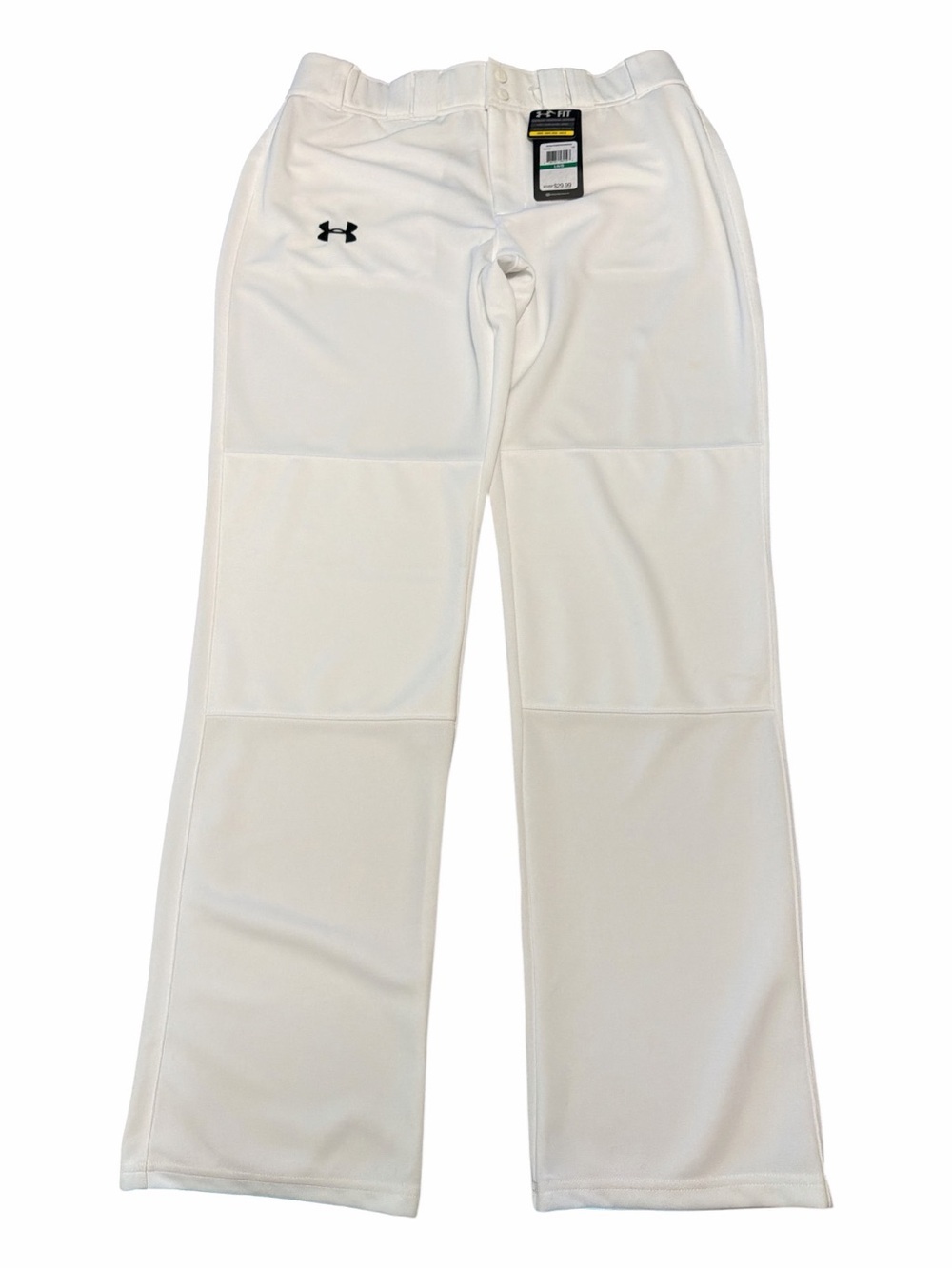 Under Armour HeatGear Baseball Softball Pants White Men’s LG NWT